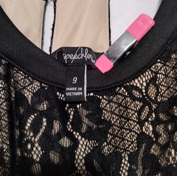 Speechless size 9 black and tan dress! - Picture 2 of 7